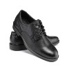 RV2102 Classic Black 4" Men's Dress Shoes Oxford Work Shoes - Full Grain Leather with Kevlar Puncture Resistance - 2 of 4