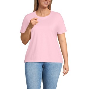Lands' End Women's Relaxed Supima Cotton T-Shirt - 1 of 3
