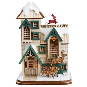 Old World Christmas Wooden Reindeer Games Ornament For Christmas Tree - 1 of 3