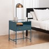 MH London Hale 24" Iron & Glass Nightstand - 2 of 4