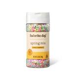 Spring Mix Edible Confetti Sprinkles - 2.6oz - Favorite Day™