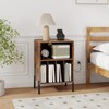Tangkula Record Player Stand w/Charging Station 5 Storage Compartments Anti-toppling Kits - 2 of 4