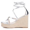 Fashion To Figure Women's Gracelynn Platform Espadrille Wedge - Wide Width - 3 of 4