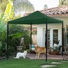 Yescom 10x10Ft Gazebo Top Replacement for beach cabanas for 1 Tier Outdoor Canopy Cover Patio Garden Yard Party Green - 3 of 4