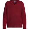 Lands' End School Uniform Kids Cotton Modal V-neck Sweater - 2 of 4