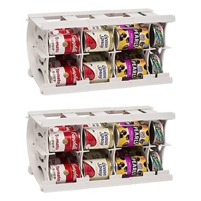 Shelf Reliance Compact Cansolidator Pantry Kitchen Organizer Holder with Rotational and Adjustable Panel Systems