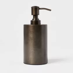 Aluminum Soap Pump with Aged Metal Finish Gray - Threshold™