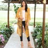 Anna-Kaci Women's Embroidered Floral Butterfly Crochet Drop Shoulder Cardigan - 2 of 4