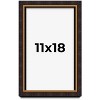 PosterPalooza | Modern Shadow Box 1" Depth Brown Picture Frame - UV Acrylic, Backing, Hanging Hardware - 2 of 4