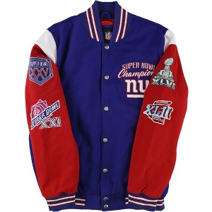 G-III Sports Mens New York Giants Varsity Jacket - 1 of 3