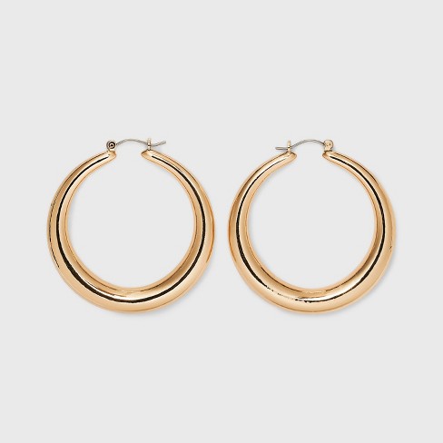 Small Hoop Earrings - A New Day™ Gold : Target