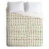 Full/Queen Leah Flores Holiday Polka Dots Duvet Cover Set - Deny Designs - 2 of 4