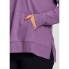 RBX Active Women's Ultra Lightweight French Terry V-Neck Hoodie Tunic Sweatshirt with Pocket - 4 of 4