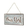 Cheung's Eulalia Metal Rustic Hanging Wall Sign - Our Nest - 4 of 4