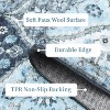 Washable Rugs Vintage Oriental Area Rug Indoor Floor Carpet Non Slip Non Shedding Rug for Bedroom Living Room - 2 of 4
