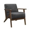 NicBex Accent Chair Velvet Upholstered Living Room Chair Comfy Chair Lounge Chair Armchair for Reading Room, Bedroom - 3 of 4