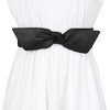 INSPIRE CHIC Women's Wide Elastic Bow Knot Snap Button Waist Belts - 4 of 4