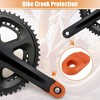 Unique Bargains Soft Plastic Bicycle Bike Cycling Crank Boot Protector Crank Cover 2 Pcs - 3 of 4