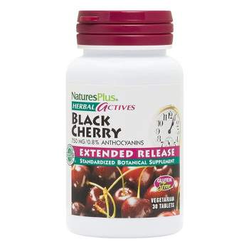 Nature's Plus Herbal Actives Black Cherry Extended Release Tablets  -  30 Vegetarian Tablet