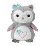 Lambs & Ivy Sweet Owl Dreams Gray/White Plush Stuffed Animal Toy - Sugar Cookie