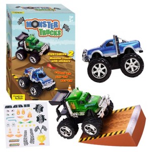 Creativity for Kids Monster Trucks: DIY Art Kit with Stickers, Craft Activity for Ages 5+ - 1 of 3