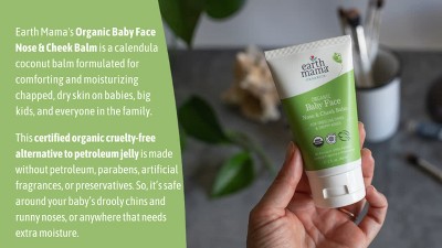 Earth Mama Organics Baby Face Nose Cheek Balm 2 Fl Oz Target