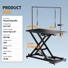 50" Electric Dog Grooming Table with Adjustable Height,Heavy Duty Pet Grooming Station with Arm,Noose and Tool Tray – LAOTIES - 2 of 4