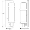 Progress Lighting Hartwick 1-Light Wall Sconce, Brushed Nickel, Etched Opal Glass - 2 of 4
