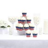 Big Dot of Happiness Stars and Stripes - Memorial Day, 4th of July, & Labor Day USA Patriotic Party Cupcake Decor - Party Cupcake Wrappers - Set of 12 - 2 of 4