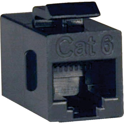 Tripp Lite Cat6 Straight Through Modular In-line Snap-in Coupler - (RJ45 F/F)