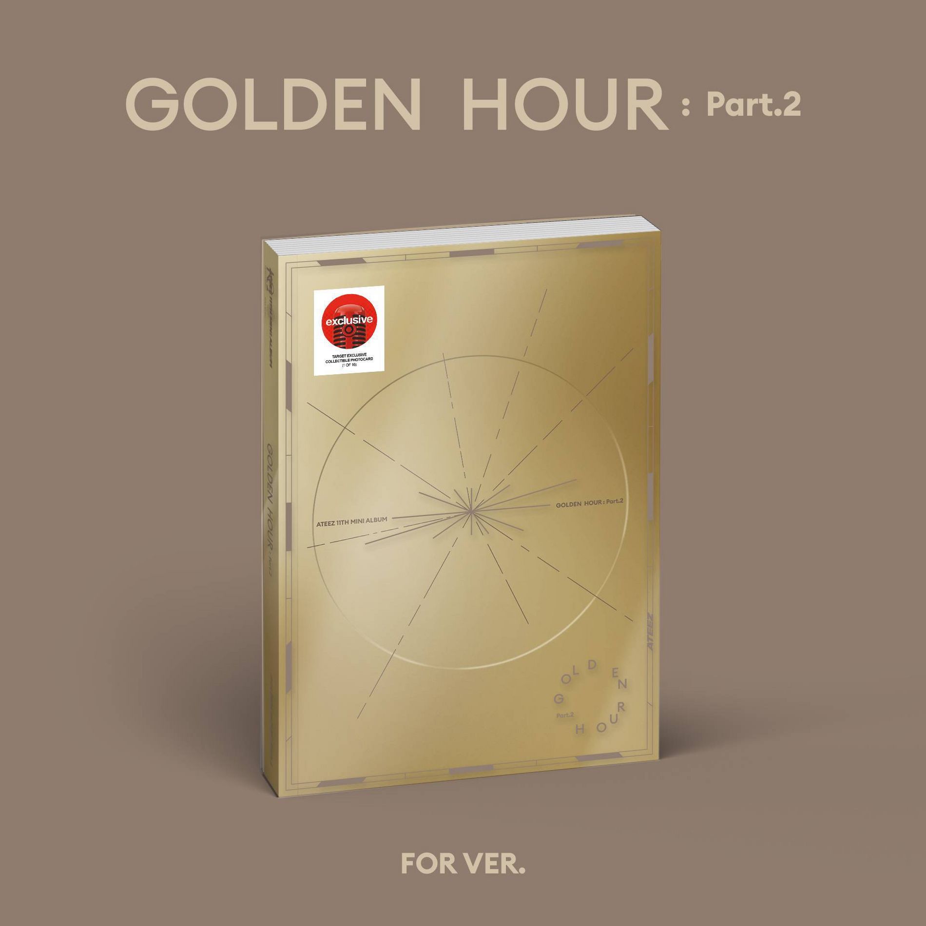 ATEEZ - GOLDEN HOUR : Part.2 - (FOR Ver.) (Target Exclusive, CD)