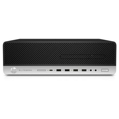 Refurbished: HP EliteDesk 800 G3 SFF Desktop PC Intel Core i5-6500 8GB 256GB W10P - Manufacturer Refurbished