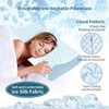 Contour Foam Sleeping Pillow - Odorless, Ergonomic & Adjustable Orthopedic Cooling Pillow with Neck Support for Side/Back/Stomach Sleepers - 3 of 4