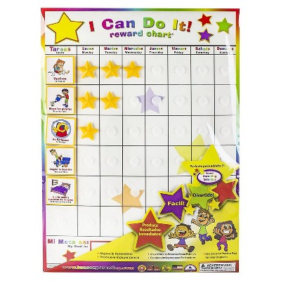 Kenson Kids Spanish/English "I Can Do It!" Reward Chart