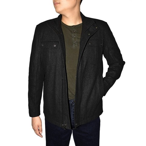 Victory Outfitters Men's Wool Blend Jacket Black XLT