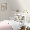 Sweet Jojo Designs Girl Toddler Pillow with Pillowcase 13 x 18 in. Vintage Floral Pink Green and Yellow - 3 of 4