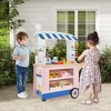 Costway Kids Snacks & Sweets Food Cart Kids Toy Cart Play Set with 30 PCS Accessories - 3 of 4