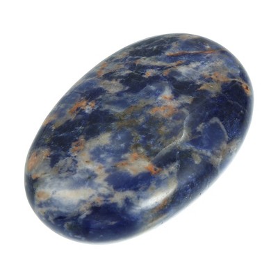 Unique Bargains Faux Crystal Palm Stone Oval Polished Worry Stone for ...