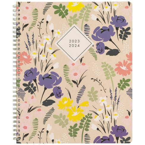 Cambridge 2023-24 Academic Planner 11"x9" Weekly/Monthly Greenpath Floral - image 1 of 4