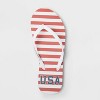 Women's Sydney Americana Square Toe Flip Flops - Shade & Shore™ - 3 of 4