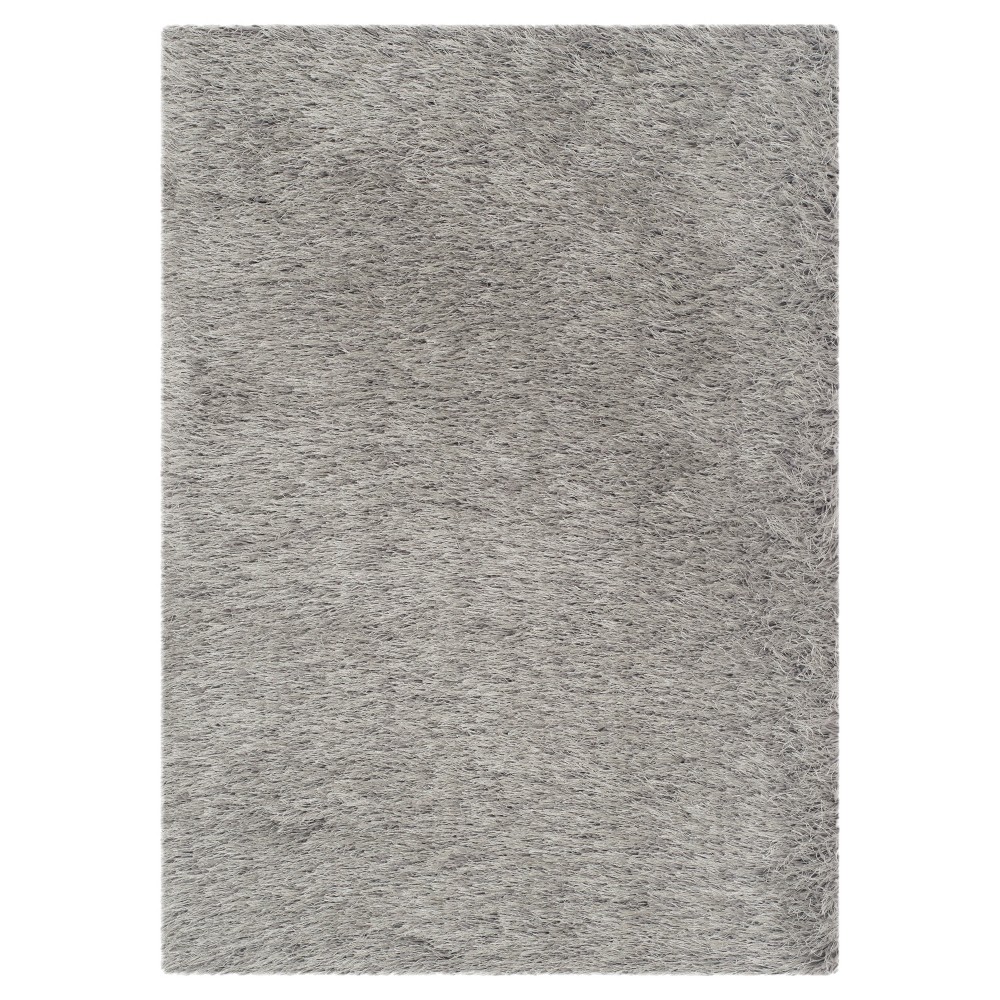 2'x3' Solid Tufted Accent Rug Silver - Safavieh