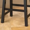 PAGED 24" High Saddle Bar Stools Set of 2, Modern Wooden Counter Height Bar Chair for Bar, Kitchen, Dining Room - 4 of 4