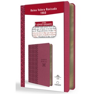 Biblia Reina Valera Revisada 1960 Letra Súper Gigante, Símil Piel Fucsia Rosada / Spanish Bible Rvr 1960 Super Giant Print, Fuchsia Pink Leathersoft - 1 of 1