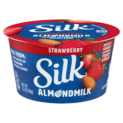 Silk Strawberry Almond Milk Yogurt Alternative - 5.3oz Cup