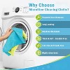 50-Pack Microfiber Cleaning Cloths, Soft Absorbent Towels for Cars, Lint-Free Streak-Free Rags for House - 3 of 4