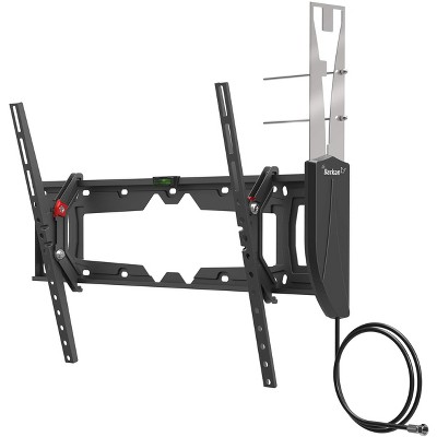 Barkan 19" - 83" Tilt TV Wall Mount with Integrated HDTV Indoor Antenna