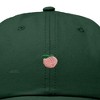 Dalix Lil Peach Embroidered Cotton Summer Cute Outdoor Baseball Cap Dad Hat Womens - 2 of 4