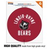 LenoirRhyne University Bears Logo Automotive Car Window Locker Circle Bumper Sticker - 3 of 4