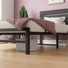 Platform Bed Frame with Rustic Vintage Wood Headboard - 4 of 4
