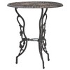 vidaXL 3 Piece Bistro Set Cast Aluminum - 3 of 4